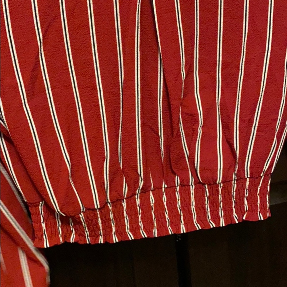Striped cropped Blouse - Picture 7 of 8
